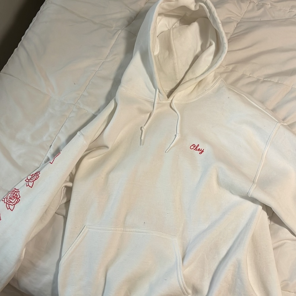 Obey women’s size Large hoodie. Only worn twice.